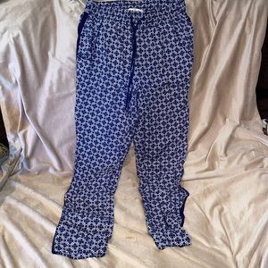 French laundry pants with drawstring jogger style